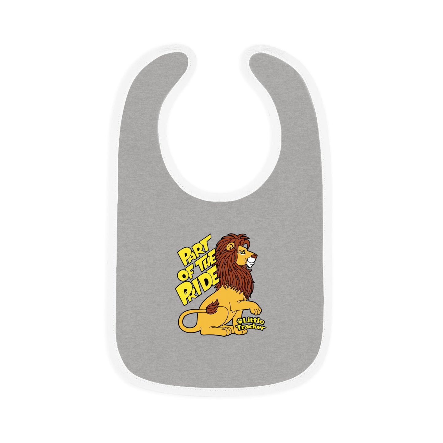 Little Tracker® Lion Baby Contrast Trim Jersey Bib/Safari Series