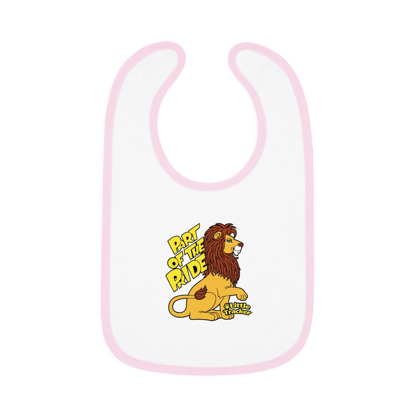 Little Tracker® Lion Baby Contrast Trim Jersey Bib/Safari Series