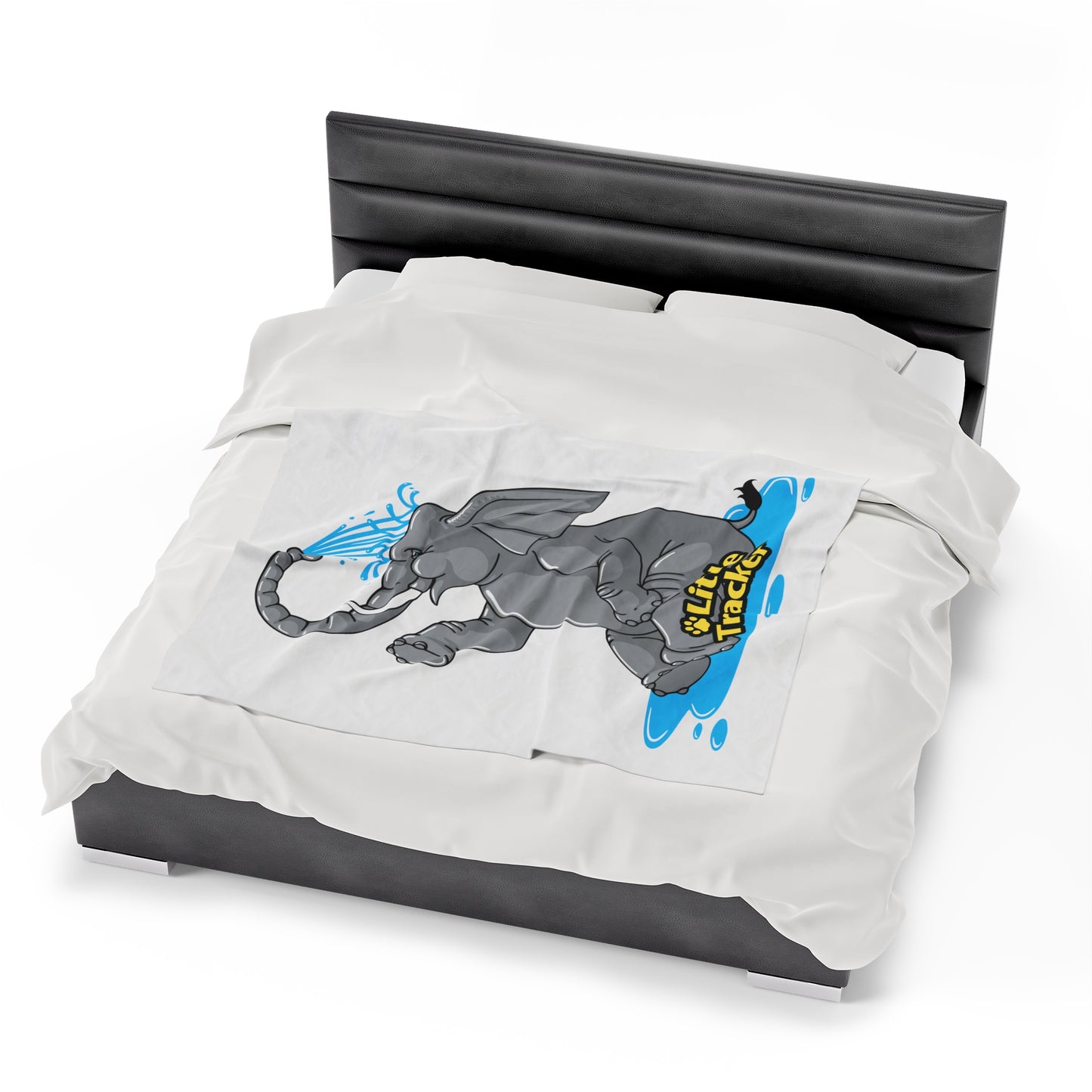 Little Tracker® Elephant-Velveteen Plush Blanket