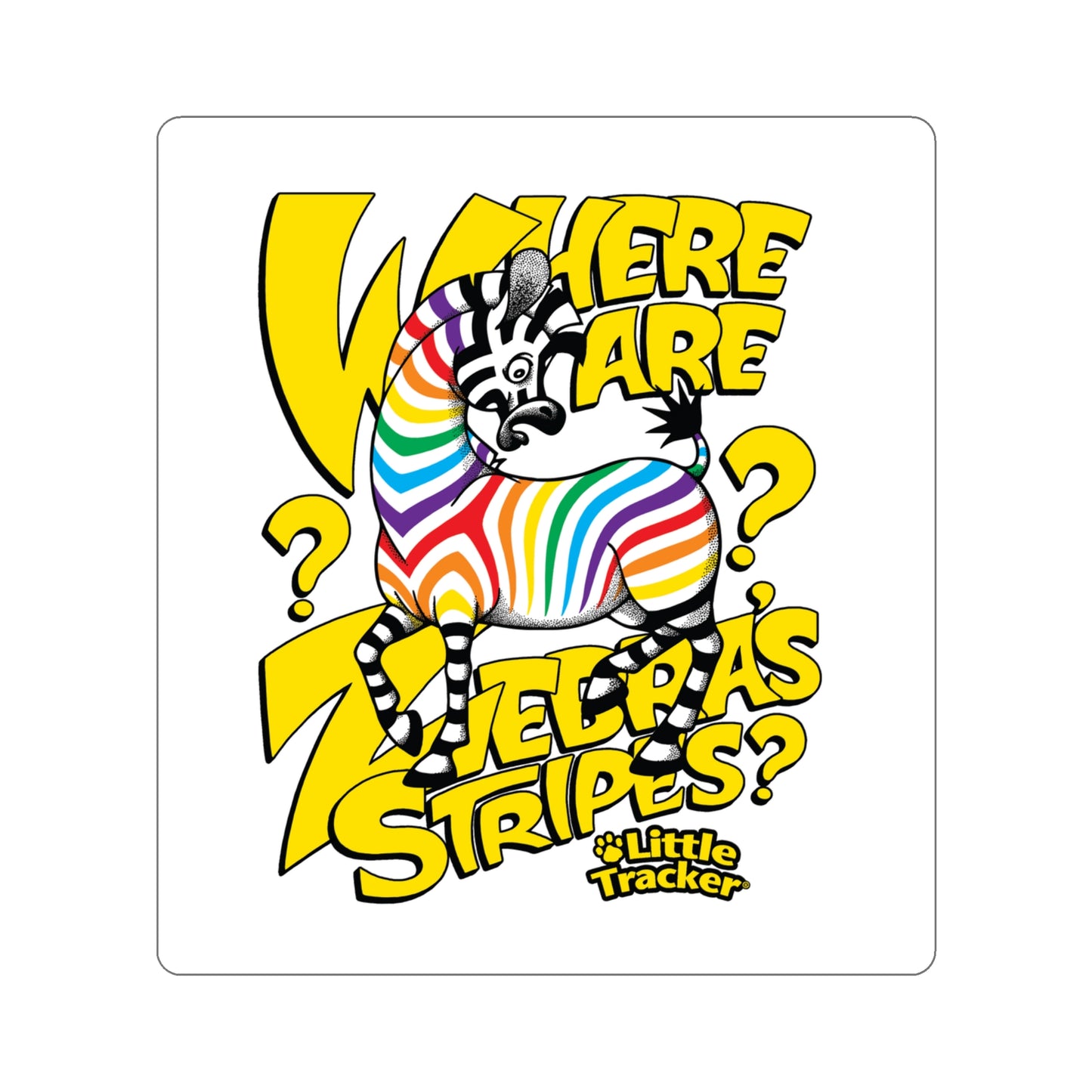 Little Tracker® Zebra Stickers