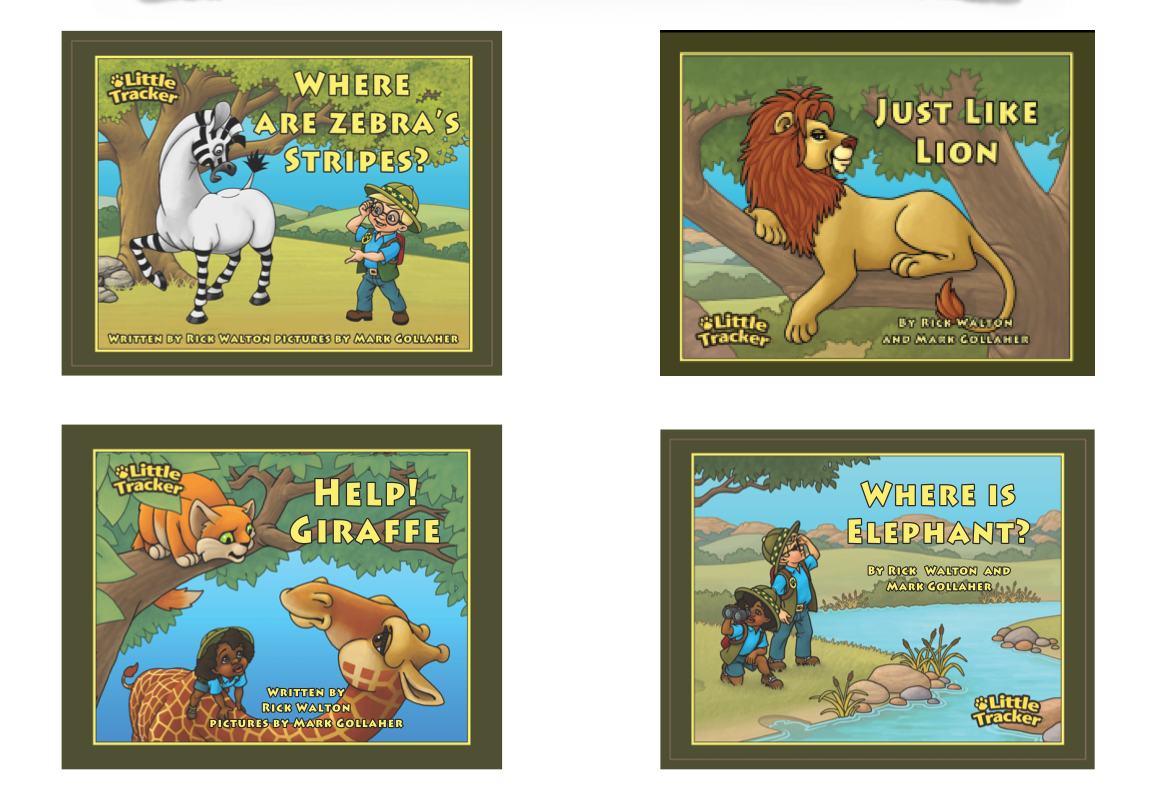 Little Tracker Safari Adventure Books Series Bundle